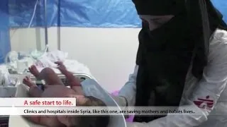 Clinics and hospitals inside Syria, like this one, are saving mothers and babies lives.