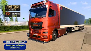 Stavanger to Bergen in the MAN TGX 580 | Euro Truck Simulator 2