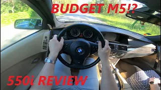 BMW E60 550i M-SPORT REVIEW (POV) - is it worth it?