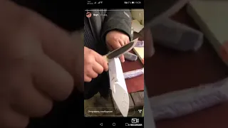 Якутский Нож ручной работы х12мф
