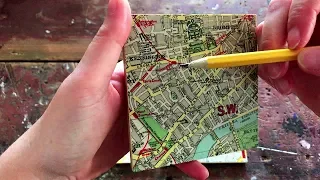 ASMR Maps of LONDON 🗺️ Pencil Tracing + Whispering