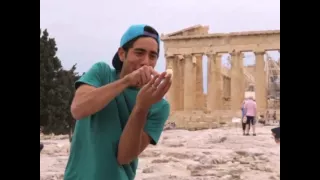 Snacking in Greece! - Zach King