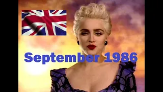 UK Singles Charts : September 1986 All entries)