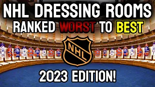 ALL 32 NHL Locker Rooms Ranked From WORST to BEST (2023 Edition)