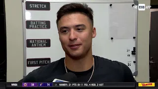 Anthony Volpe on his RBI triple in the 9th, comeback victory