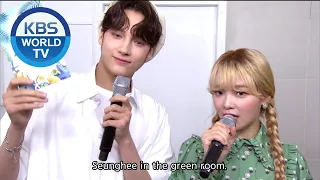 Huening Kai & Seunghee Interviews MC Soobin & Arin [Music Bank / ENG / 2020.07.24]