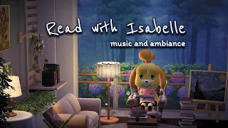 📚 𝐑𝐞𝐚𝐝 𝐰𝐢𝐭𝐡 𝐈𝐬𝐚𝐛𝐞𝐥𝐥𝐞 🌧 Soft Piano Music with Rain Ambiance, Animal Crossing Music and Ambiance