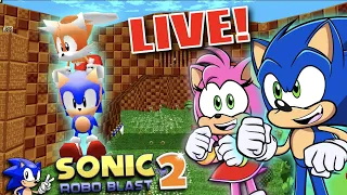 Sonic and Amy Play Sonic Robo Blast 2 LIVE!!!