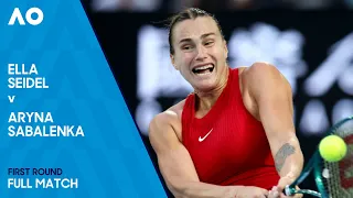 Ella Seidel v Aryna Sabalenka Full Match | Australian Open 2024 First Round