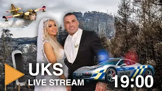 Policejní Ferrari, Vémolova svatba, požár v Hřensku a další | UKS Live