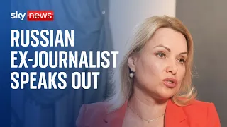 Russian former journalist speaks out against Vladimir Putin