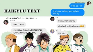 Ghost Hunting with The Captains - Kardashian Spoof || Haikyuu Texts