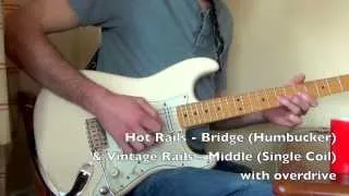 Colm Lindsay - Seymour Duncan Hot Rails, Vintage Rails, Cool Rails test!