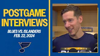 Feb. 22: Postgame Interviews