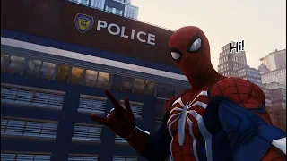 Every Spider-Cop Conversation Dialogue - Marvel's Spider-Man (PS4)[1080p60fps]