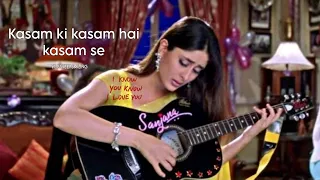 Kasam Ki Kasam - Main Prem Ki Diwani Hoon - Kareena, Hrithik - Love Song Status #sadstatus
