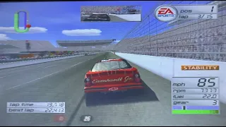 Nascar Thunder 2003 (PS2) Season Mode Race 32/36: Old Dominion 500