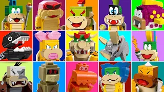 We Made All The Bosses in New Super Mario Bros Series - LEGO vs GAME