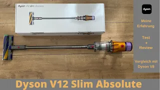 Dyson Slim V12 Absolute - unser neuer Akku Staubsauger? Im Vergleich mit unsren Dyson V8