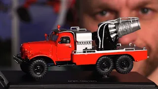 Обзор  душевной модели пожарного автомобиля газоводяного тушения АГВТ-100 (ЗИЛ-157) "SSM"