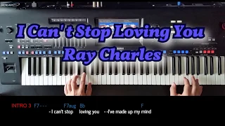 I Can't stop Loving you - Ray Charles, Cover, mit titelbezogenem Style auf Yamaha Genos