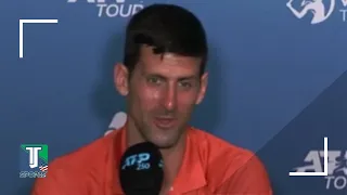 Novak Djokovic REACTS after WINNING The Adelaide International