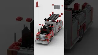 LEGO Fire Engine 🚒 Satisfying Building Animation #shorts