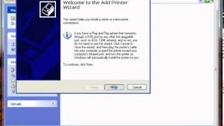 printer sharing in windows xp