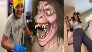 New Scare Cam Pranks 2024 l Try Not To Laugh l Funny Videos TikTok | King of humor #4