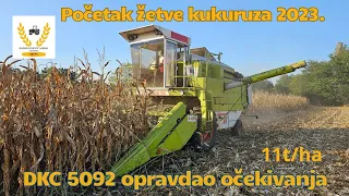 Početak žetve kukuruza 2023 | DKC 5092 opravdao očekivanja!!