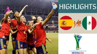 🇪🇸 ESP 🆚 MEX 🇲🇽 Women's U20 Highlights