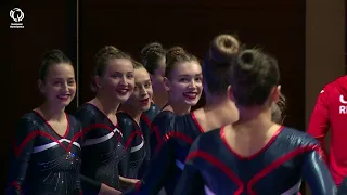 Czech Republic - 2021 TeamGym Europeans, junior women's team final