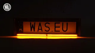 WAŚ - W253 - index 2212 front lamp like licence frame