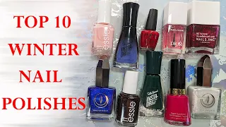 FAVORITE NAIL POLISHES FOR WINTER | Swatches on the Natural Nails