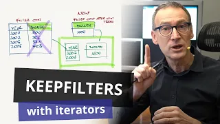 When to use KEEPFILTERS over iterators