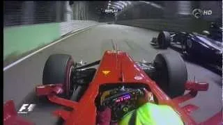 F1 Singapore 2012 - Massa vs Senna