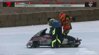 2023 Vintage World Championship Snowmobile Derby F500 Heat Races 1-4