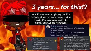 [TW] Flamey the Gacha Rebel: 3 years of victims waiting for a bs apology??