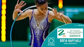 Sofia Raffaeli (ITA) - Aro/Hoop - FINAL INDIVIDUAL - Budapest EC 2024