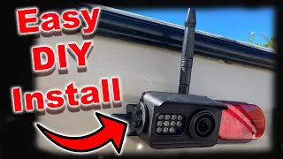 How To Install a Wireless Trailer Camera - RV's Too -  EASY DIY