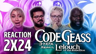 Code Geass - Episode 2x24 - The Grip of Damocles - The Normies Group Reaction