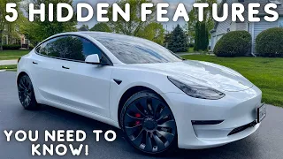 5 Hidden Features Of Your Tesla Display - Model S 3 X Y