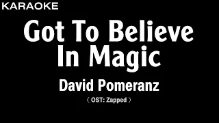 David Pomeranz - Got To Believe In Magic (Karaoke Version)