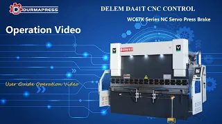 WC67K NC Hydraulic Press Brake With DELEM DA41T Controller Sheet Metal Bending Machine 100Ton 3200mm