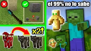 10 Cosas Increíbles que Puedes hacer en Minecraft y NO Sabías