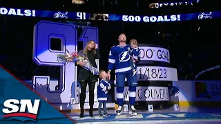 Lightning Hold Ceremony To Celebrate Steven Stamkos Reaching 500-Goal Milestone