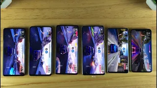 Samsung A71 vs Samsung A51 vs Note 10 Lite vs Samsung S10 vs iPhone Xs vs Samsung A70 Comparison