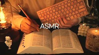 ASMR Satisfying Writing, Page Turning, Keyboard Typing 이건 수면제 영상입니다