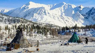 Монголия, цаатанская зима