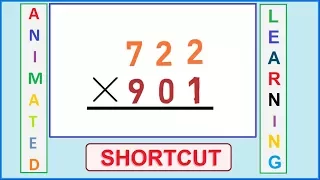 3 digit multiplication Shortcut | Fast Mental calculation steps | Shortcut world Part-8 OnlineCSK |